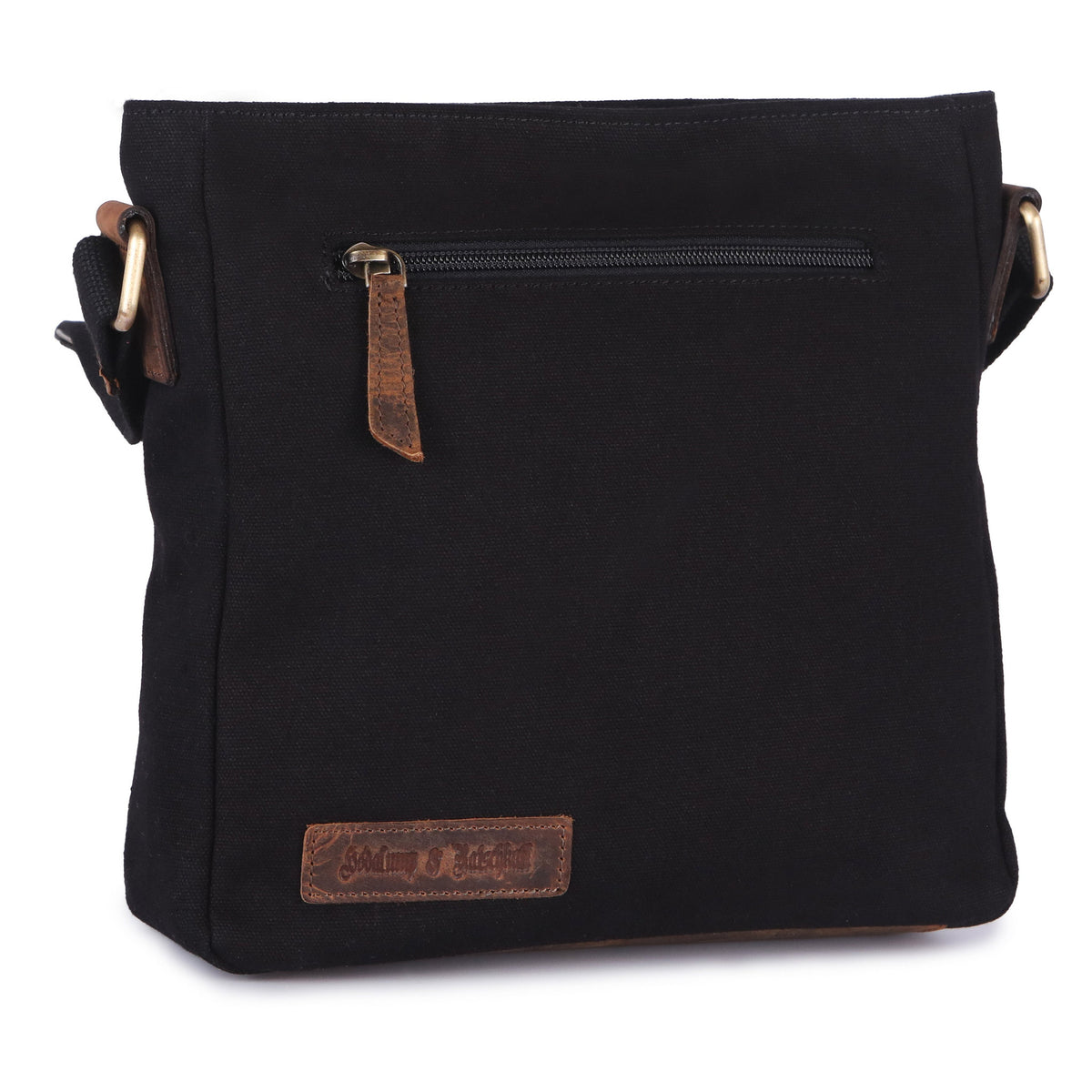 Shoulder Bag Recycled PET made of recycled PET with genuine leather, view 3