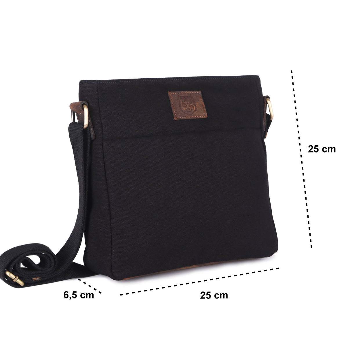 Shoulder Bag Recycled PET made of recycled PET with genuine leather, view 7