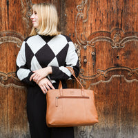 Savage bruin dameshandtas collectie van buffelleer