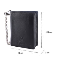 Vertical Wallet with Chain Lenz made of buffalo leather, view 14