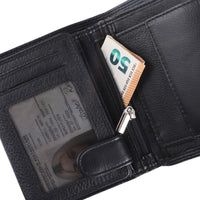 Vertical Wallet with Chain Lenz made of buffalo leather, view 16