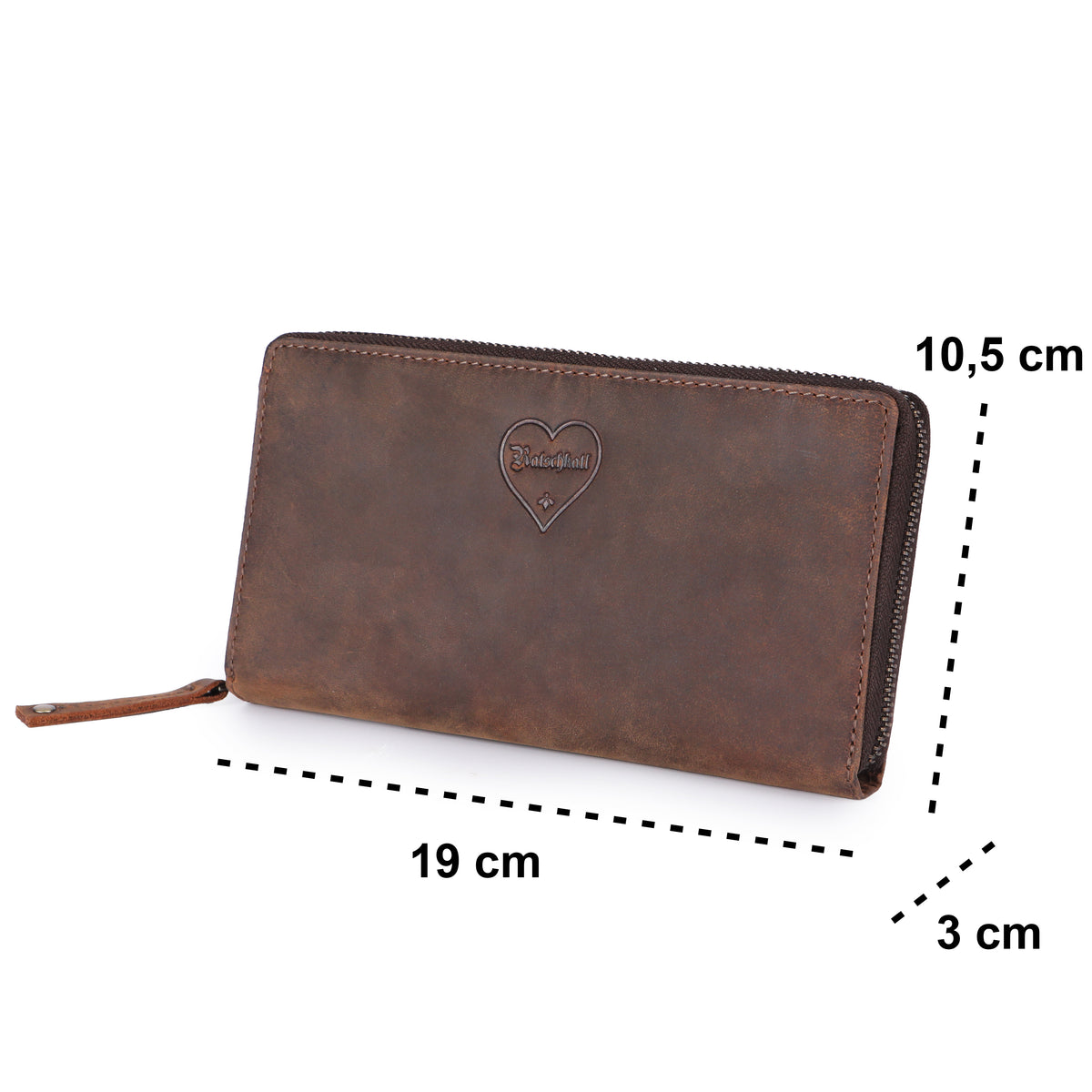 Classic Wallet Gretl made of buffalo leather, view 9