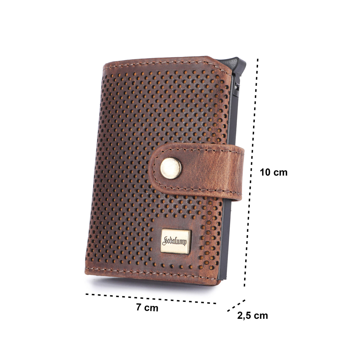 Hodalump Edition Card Holder made of buffalo leather, view 8