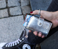 Card Holder Silver Edition made of buffalo leather, view 2
