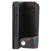 Portacarte Hodalump BLACK/RED in pelle di bufalo, vista 4