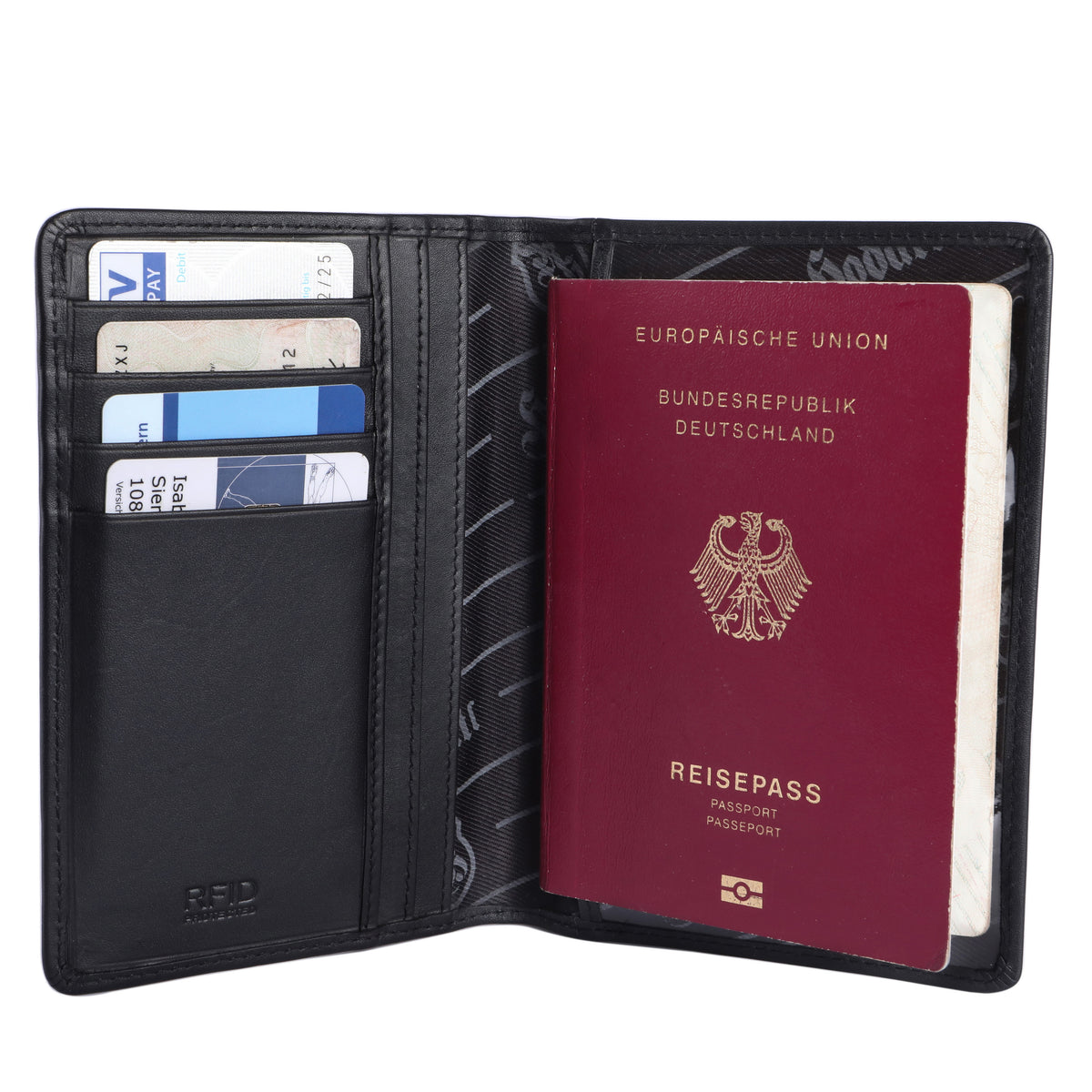 Reisepass-Etui, Reisepasshülle Geldbeutel Herren Hodalump & Ratschkatl