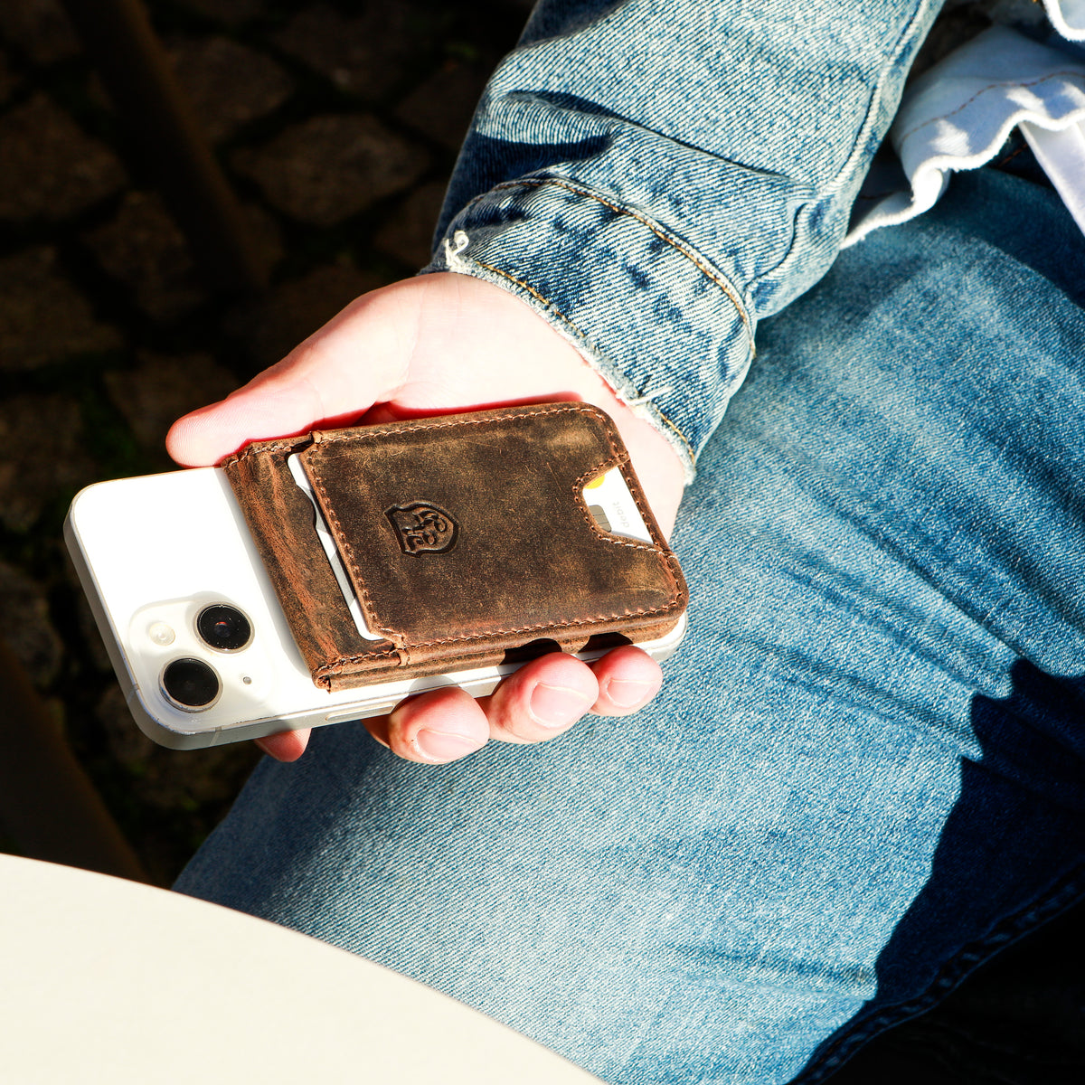 Handybörse Big für Smartphone aus Büffelleder, Ansicht 13