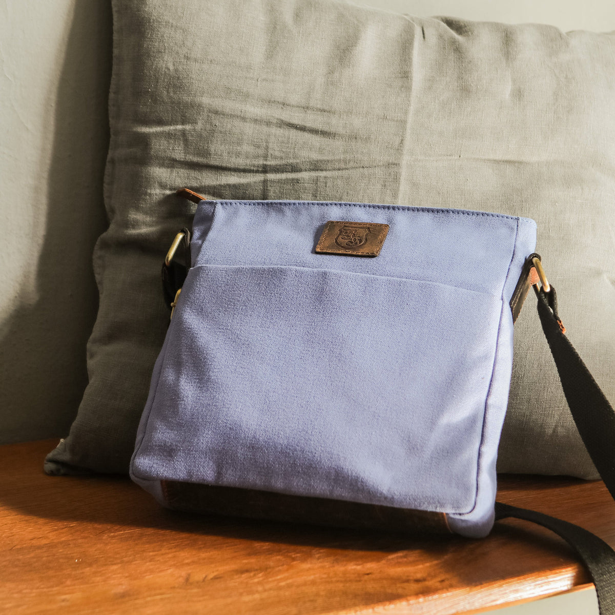 Shoulder Bag Recycled PET made of recycled PET with genuine leather, view 19