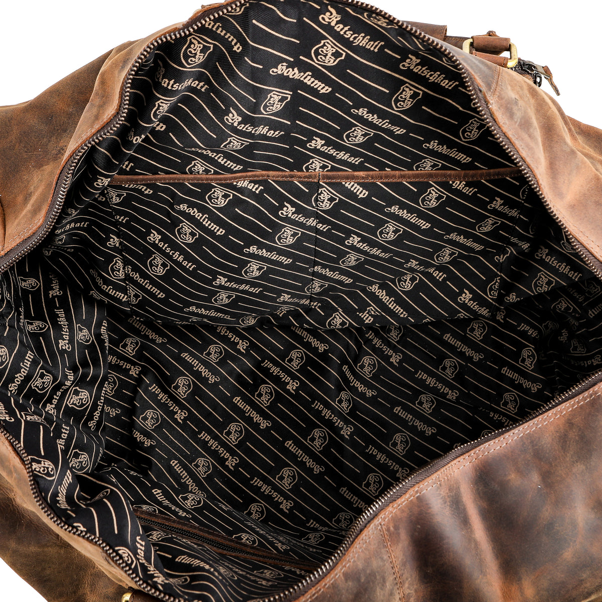 Große Reisetasche aus Büffelleder, Ansicht 13