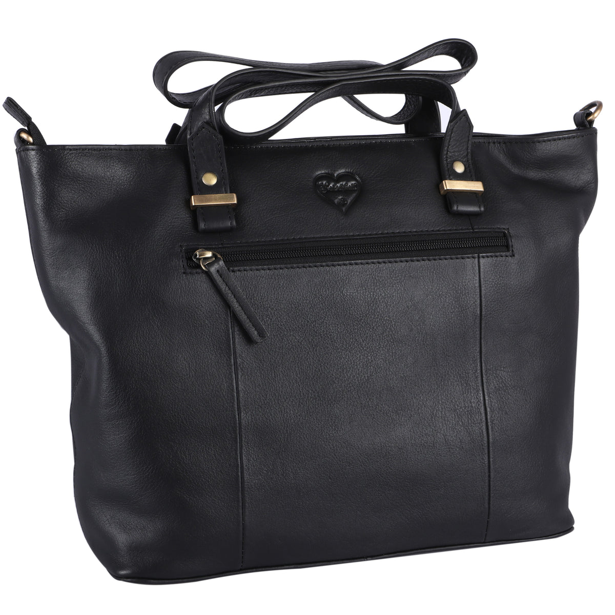 Shopper Handbag Luise made of buffalo leather, view 19