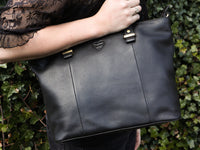 Shopper Handbag Luise made of buffalo leather, view 14