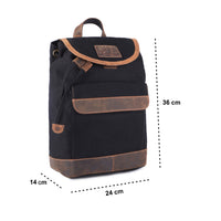 PET Backpack Recycle made of buffalo leather, view 10