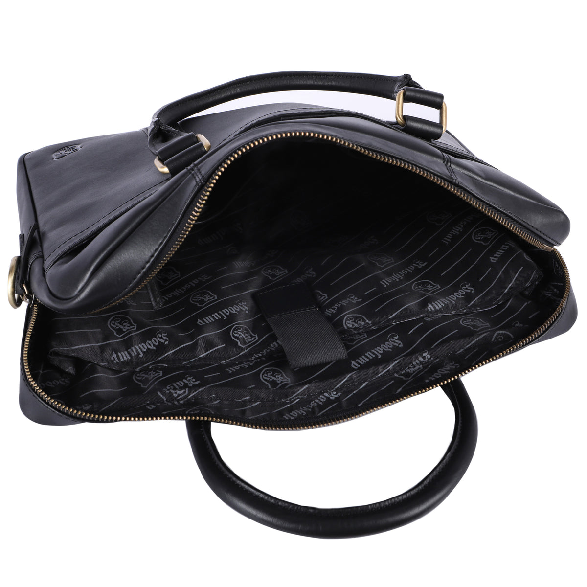 Business Bag Gecko made of buffalo leather in brown, view 19
