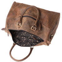 Hand Luggage & Gym Bag made of buffalo leather, view 13