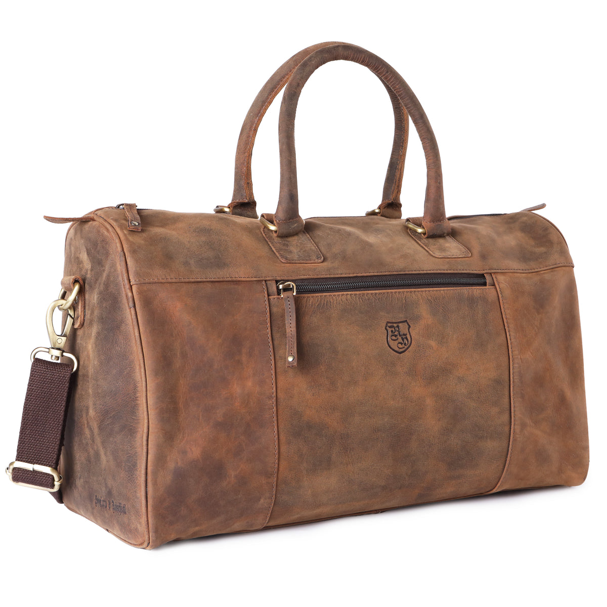 Hand Luggage & Gym Bag made of buffalo leather, view 10