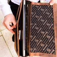 Borsa da lavoro Tom in pelle di bufalo, vista 10