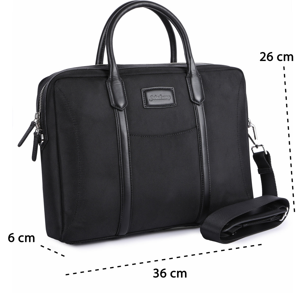 Business Tasche BLACK aus Büffelleder, Ansicht 7