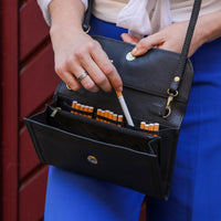 Borsa per telefono Sandra in pelle di bufalo, vista 10