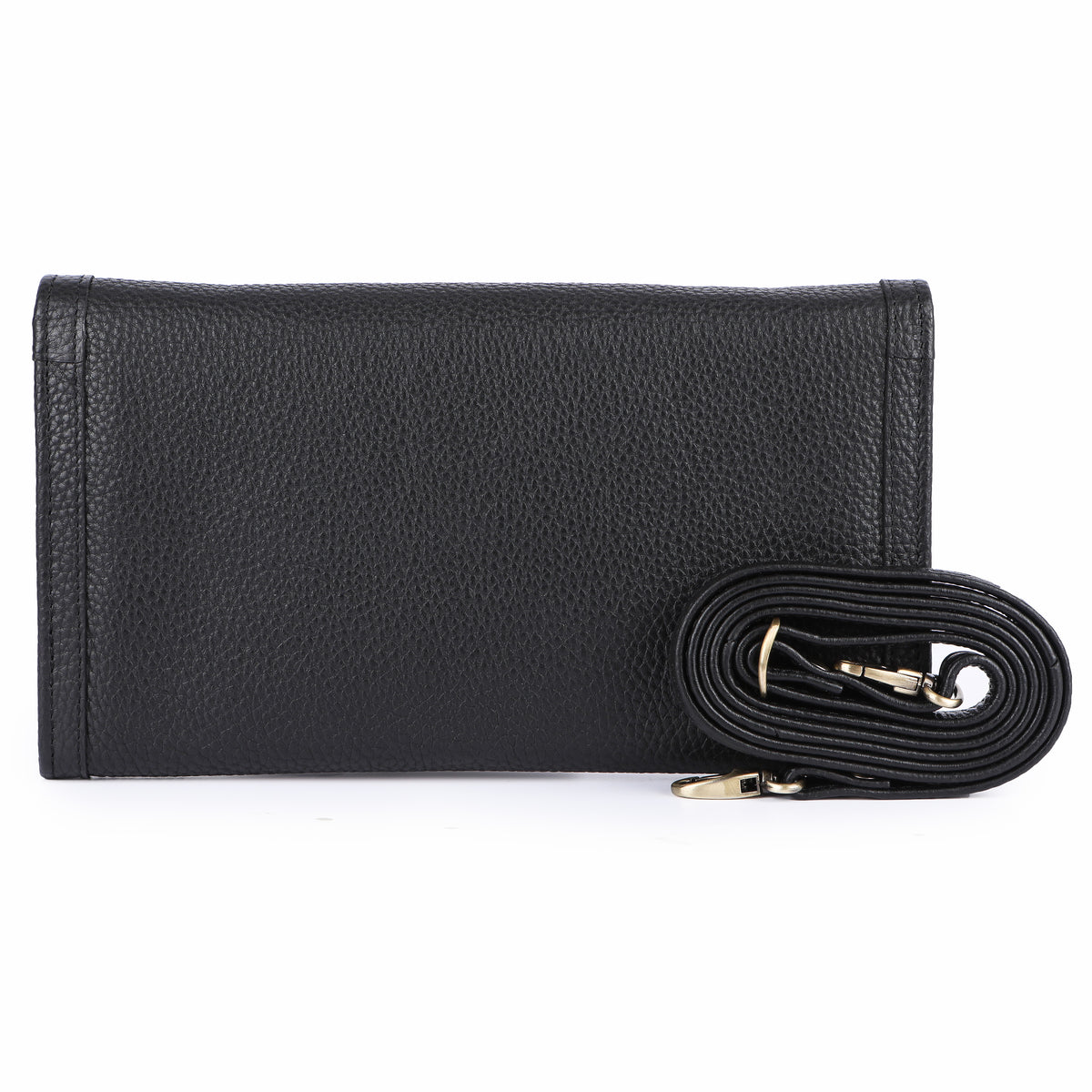 Borsa per telefono Sandra in pelle di bufalo, vista 3