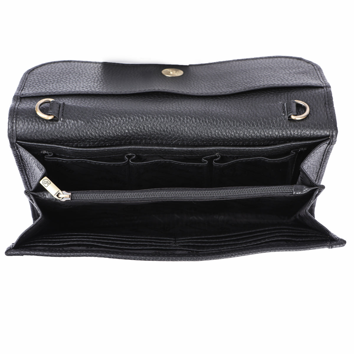 Borsa per telefono Sandra in pelle di bufalo, vista 4