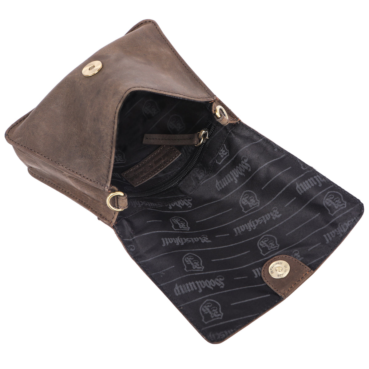 Borsa a tracolla Mini in pelle di bufalo, vista 5