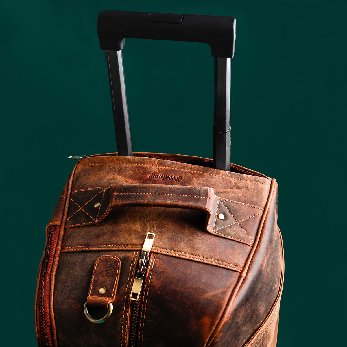 Hodalump Leder Trolley aus Büffelleder, Ansicht 11