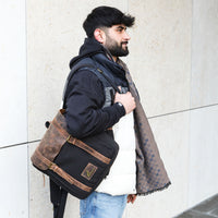 Borsa PET in pelle di bufalo e PET, vista 12