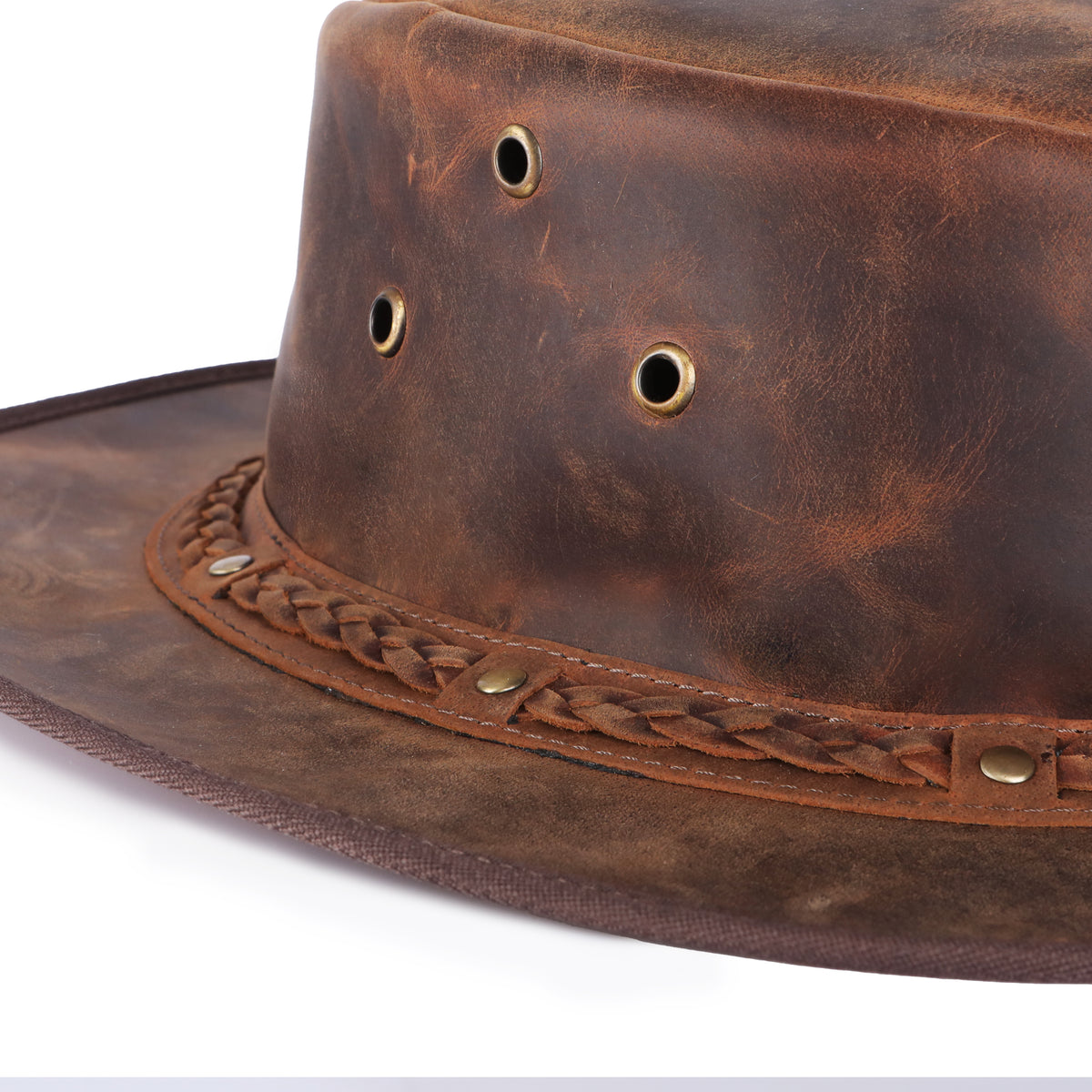 Cappello Lumpi Hodalump in pelle di bufalo, vista 6