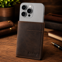 MagSafe Card Holder Wallet made of buffalo leather, view 2