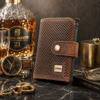 Hodalump Edition Card Holder made of buffalo leather