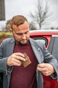 Card Holder made of buffalo leather, view 16