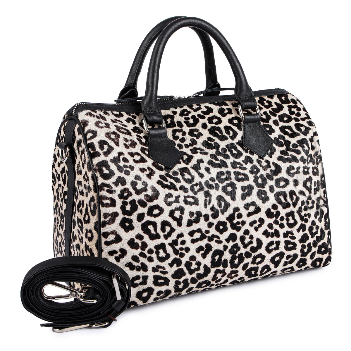 Borsa Leo Ratschkatl in pelle di bufalo, vista 2