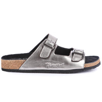 Ratschkatl Sandals in Silver made of genuine leather, view 3
