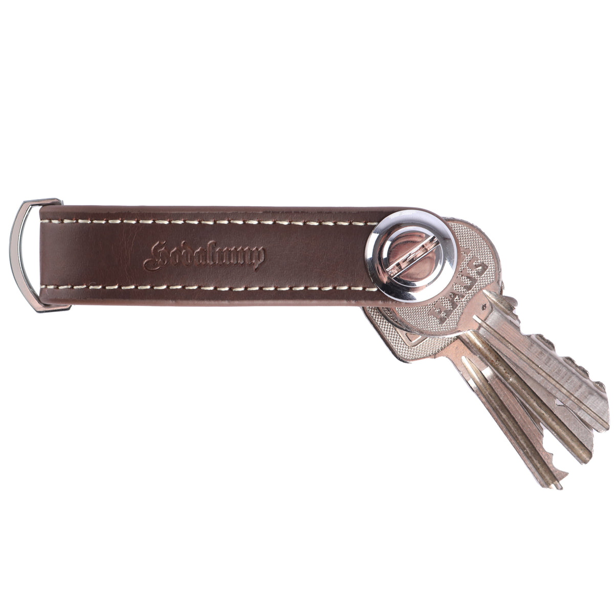 Hodalump Key Organiser made of genuine leather in brown, view 3