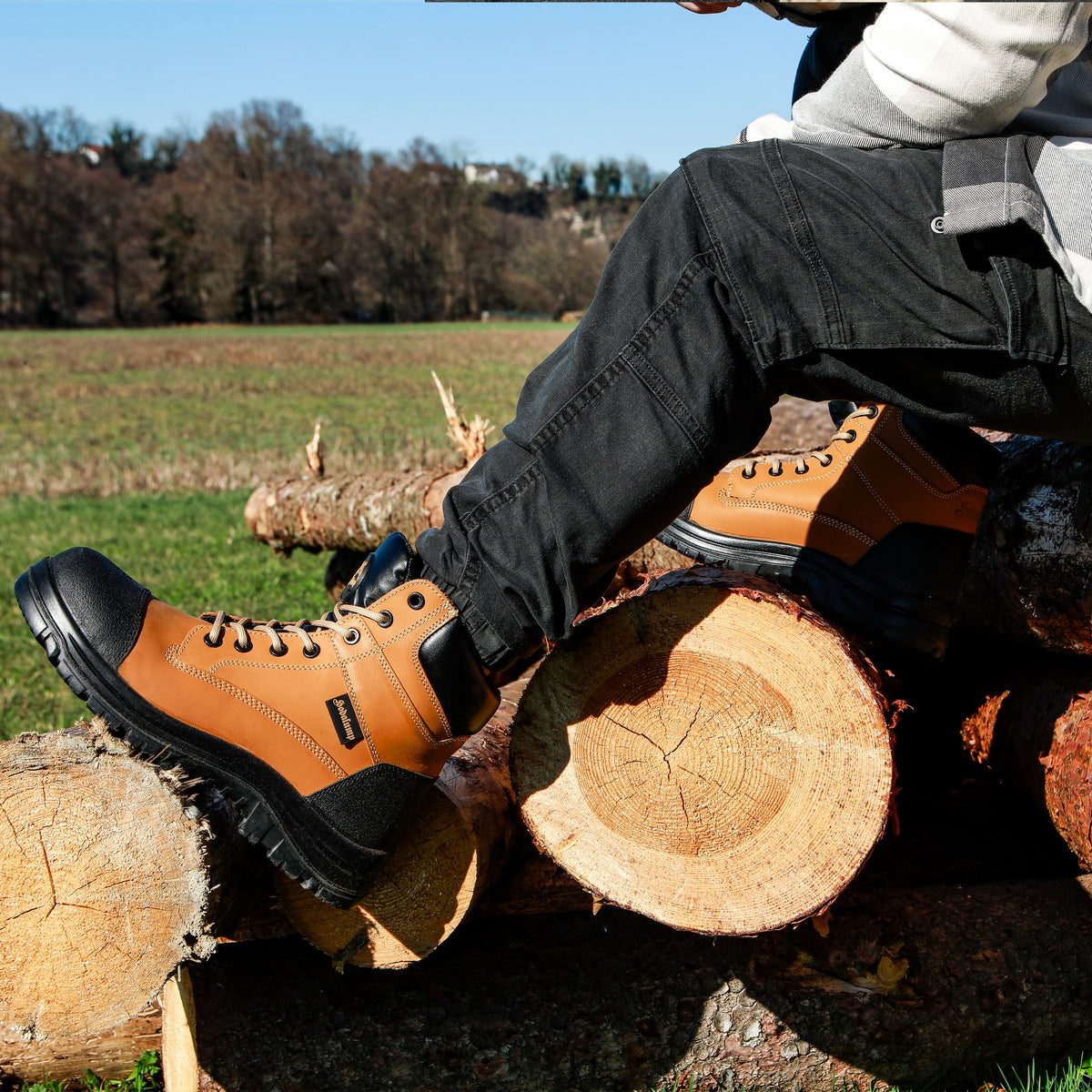 Hodalump Boots made of genuine leather, view 3