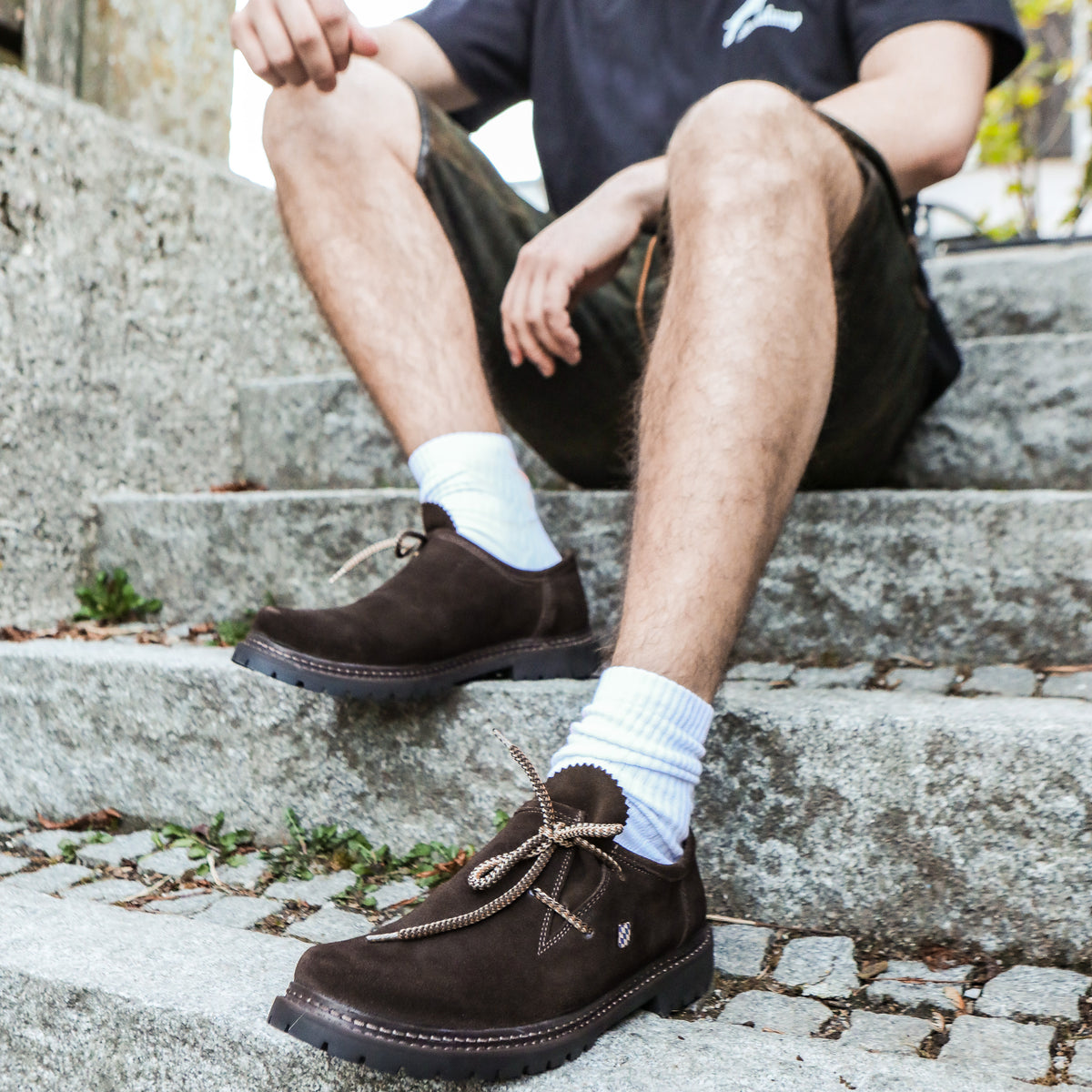 Beierse Haferl-schoenen van echt leer
