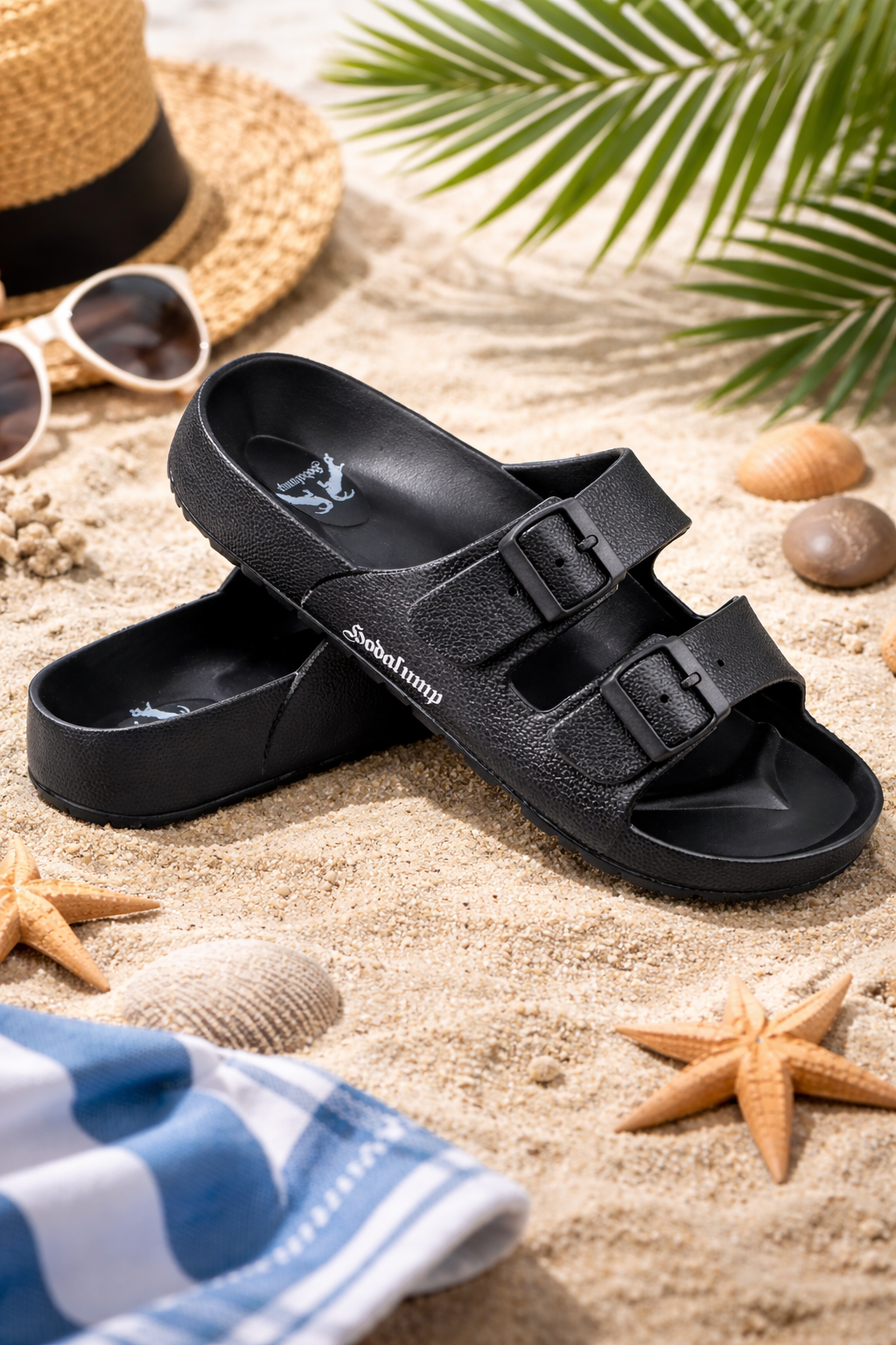 Hodalump PVC Sandalen Schwarz aus PVC, Ansicht 4