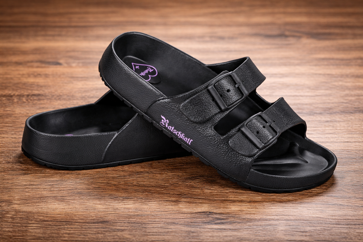 Ratschkatl PVC Sandals Black made of PVC, view 2