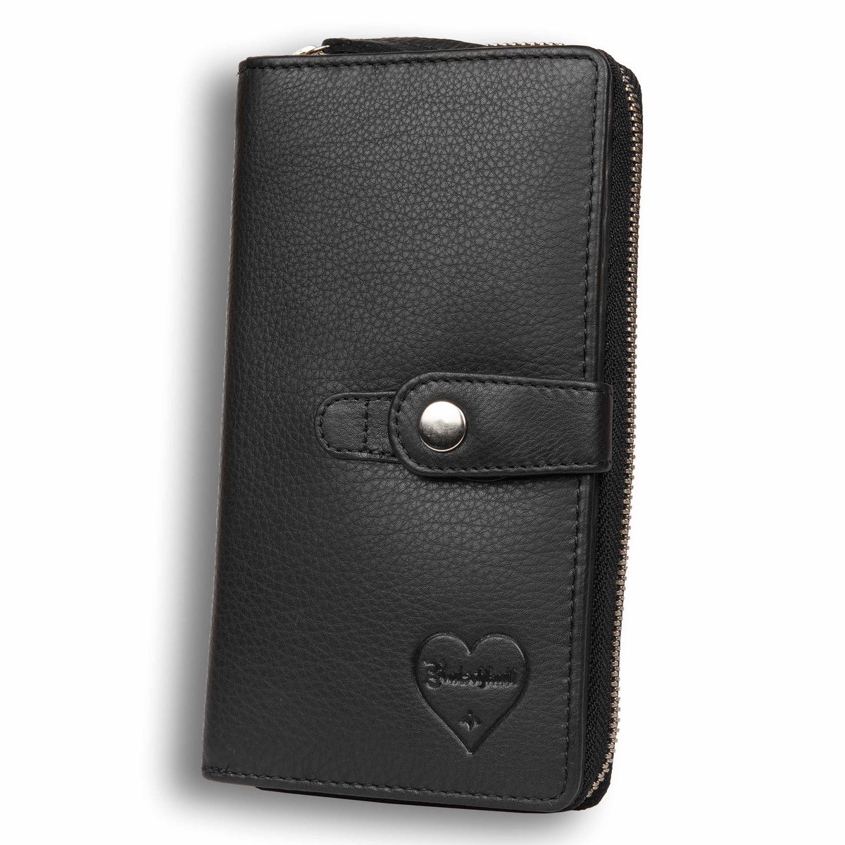 Large Wallet Soferl made of buffalo leather in black, view 11