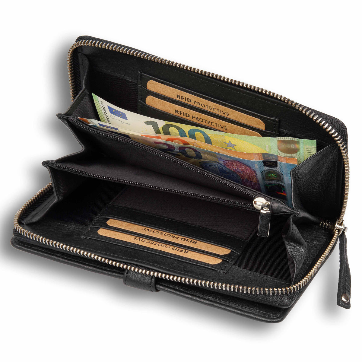 Large Wallet Soferl made of buffalo leather, view 14