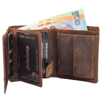 Medium Wallet Guggi made of genuine leather, view 3
