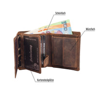 Medium Wallet Guggi made of genuine leather, view 6