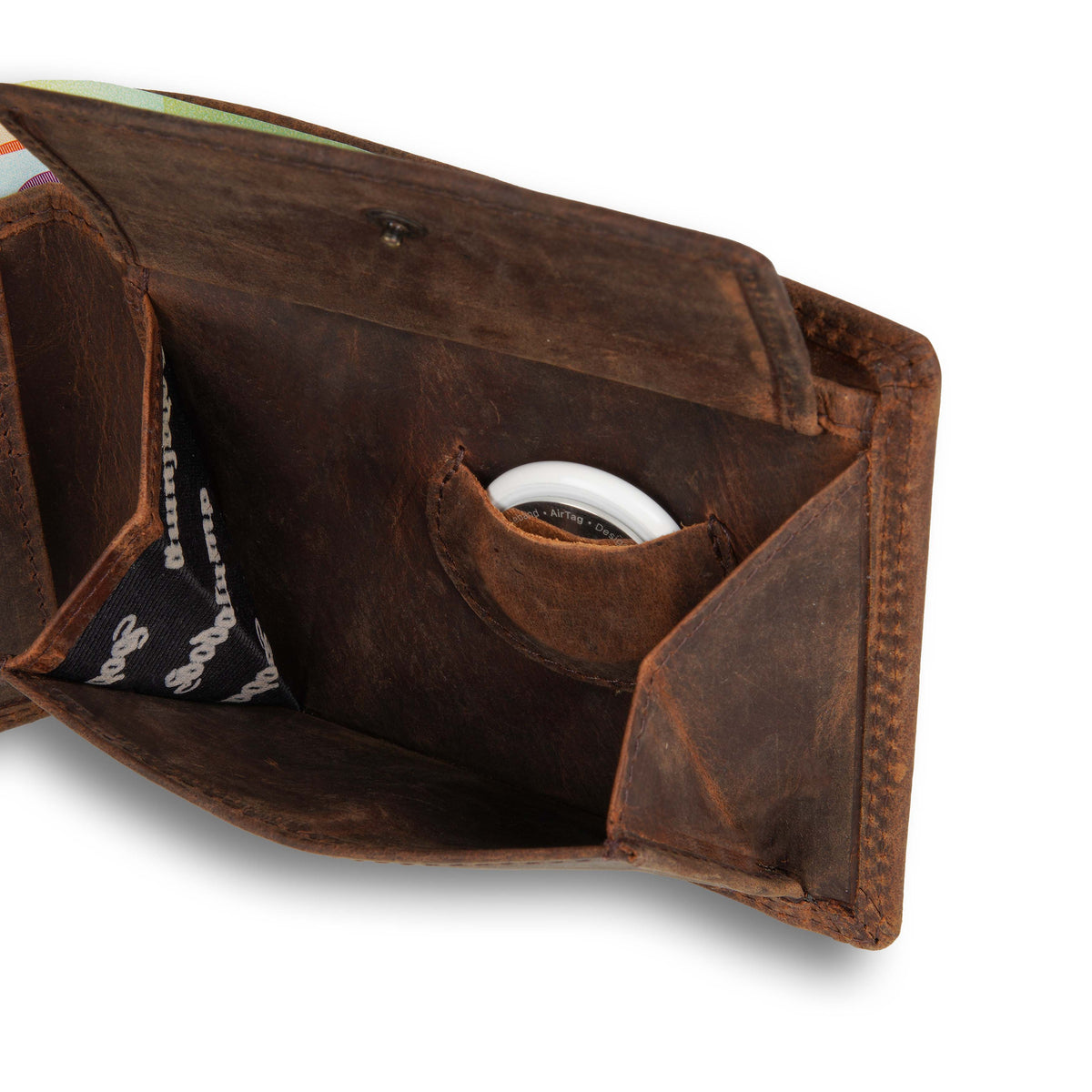Flat Wallet Benny made of buffalo leather, view 6