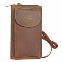 Smarte Handytasche passend für jedes Handy Tasche Hodalump & Ratschkatl Braun