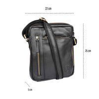 Borsa quotidiana Mike in pelle di bufalo, vista 19