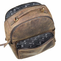 Zaino Classic Pako in pelle di bufalo, vista 7