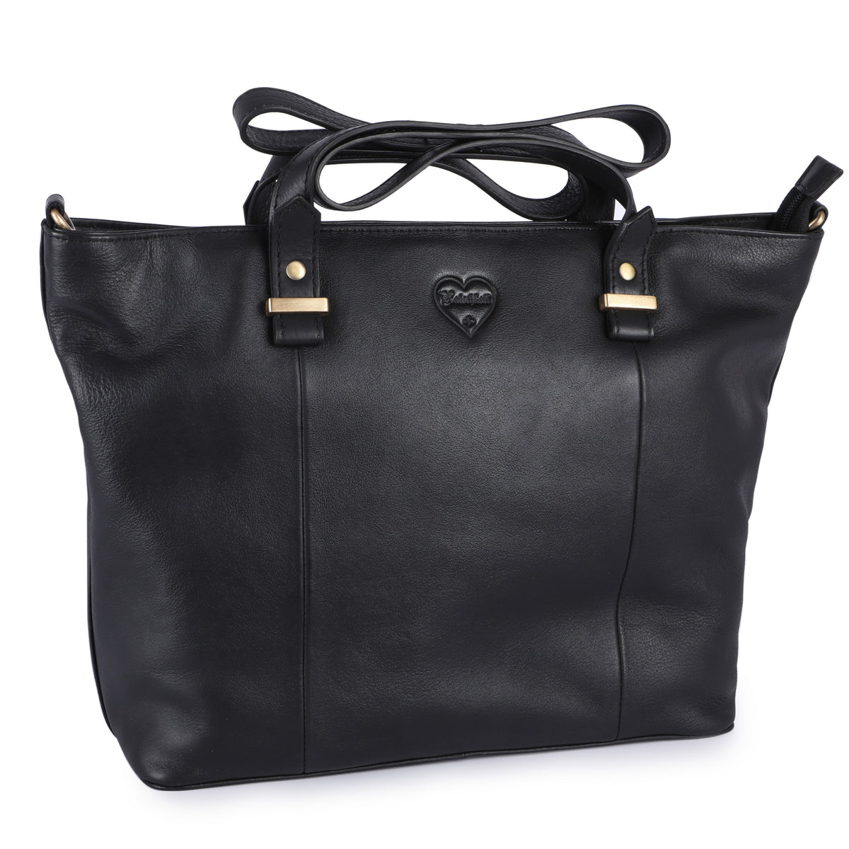 Shopper Handbag Luise made of buffalo leather, view 18