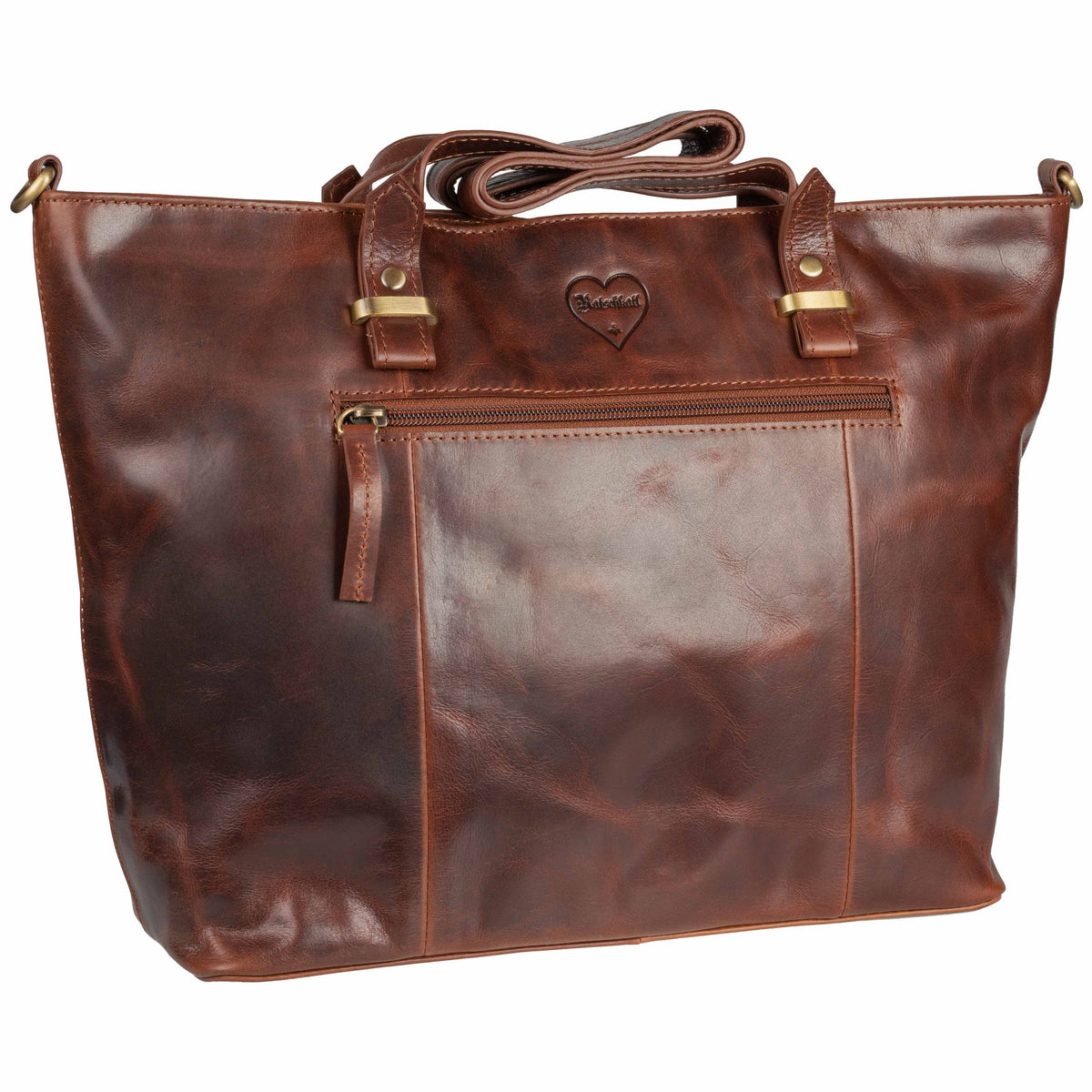 Shopper Handbag Luise made of buffalo leather, view 8