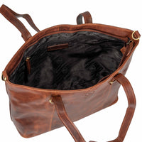 Shopper Handbag Luise made of buffalo leather, view 10