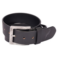 Black Belt made of genuine leather, view 4